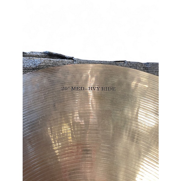Used Wuhan Cymbals & Gongs 20in MED HVY RIDE Cymbal