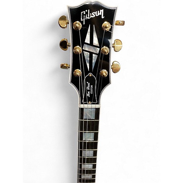 Used Gibson Les Paul Custom  Alpine White Solid Body Electric Guitar