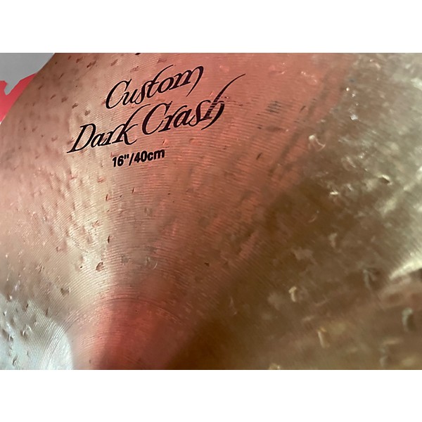 Used Zildjian 16in K Custom Dark Crash Cymbal