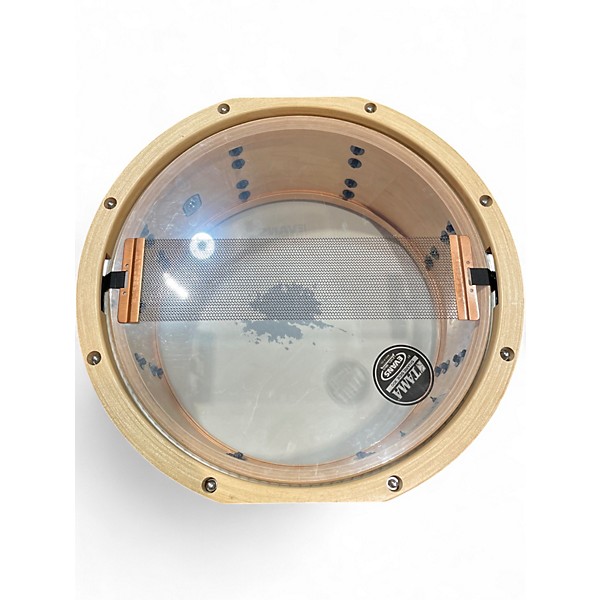 Used TAMA 6.5X14 SLP STUDIO MAPLE SNARE DRUM Natural Drum