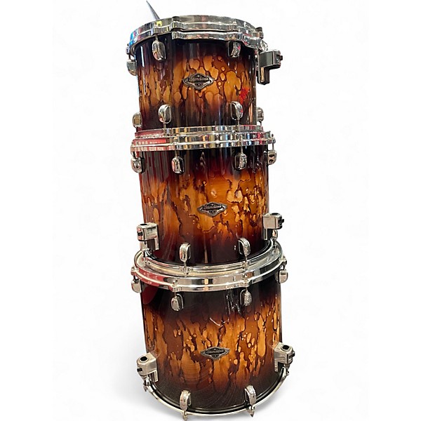 Used TAMA 6 Piece Starclassic Performer MOLTEN BROWN BURST Drum Kit