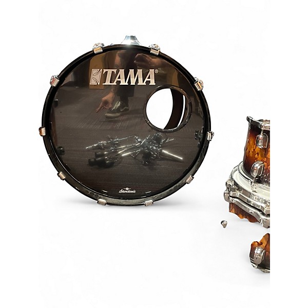 Used TAMA 6 Piece Starclassic Performer MOLTEN BROWN BURST Drum Kit