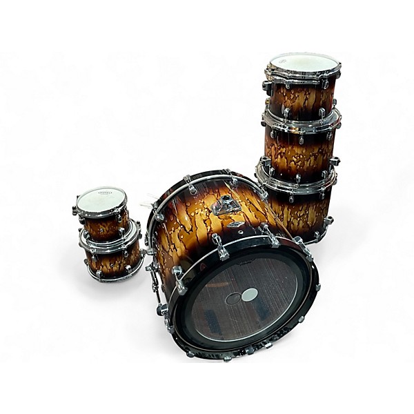 Used TAMA 6 Piece Starclassic Performer MOLTEN BROWN BURST Drum Kit
