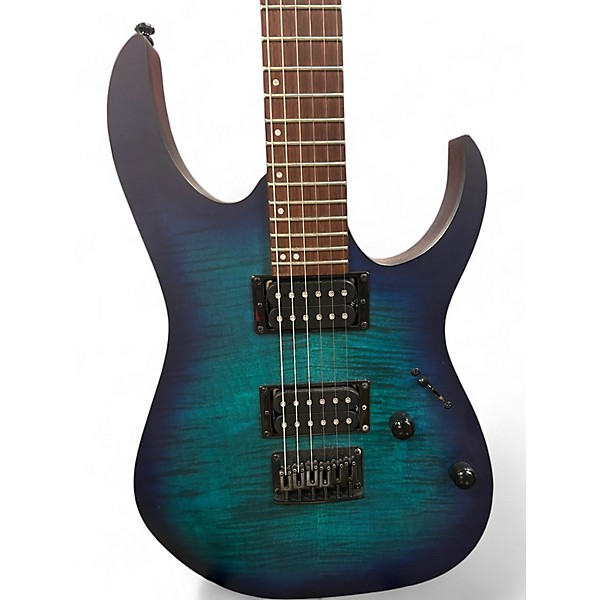 Used Ibanez RG6003FM Blue Sapphire Solid Body Electric Guitar
