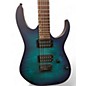 Used Ibanez RG6003FM Blue Sapphire Solid Body Electric Guitar