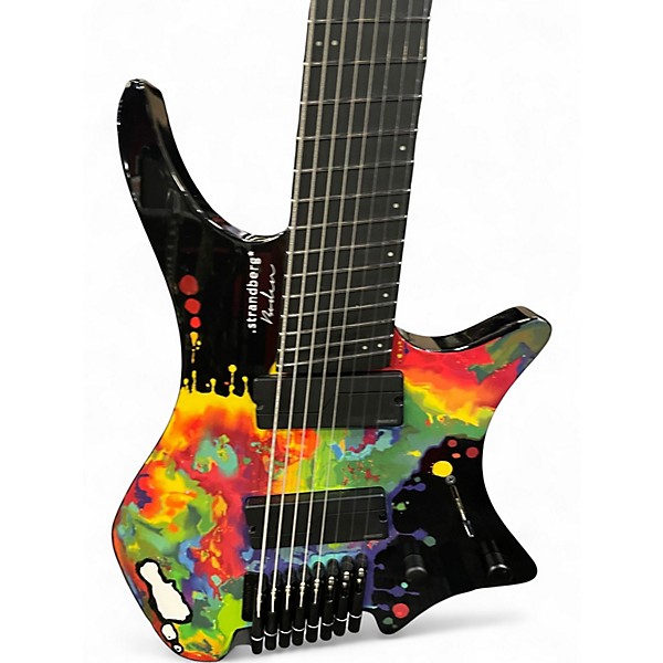 Used strandberg Boden Metal 8 Sarah Longfield Edition DOPLER BLACK Solid Body Electric Guitar