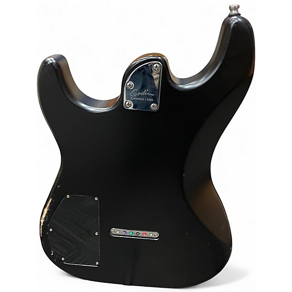 Used Godin Session HT Flat Black Solid Body Electric Guitar