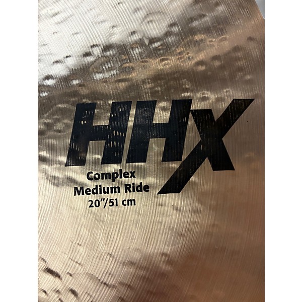 Used 2025 SABIAN 20in HHX COMPLEX MEDIUM RIDE Cymbal