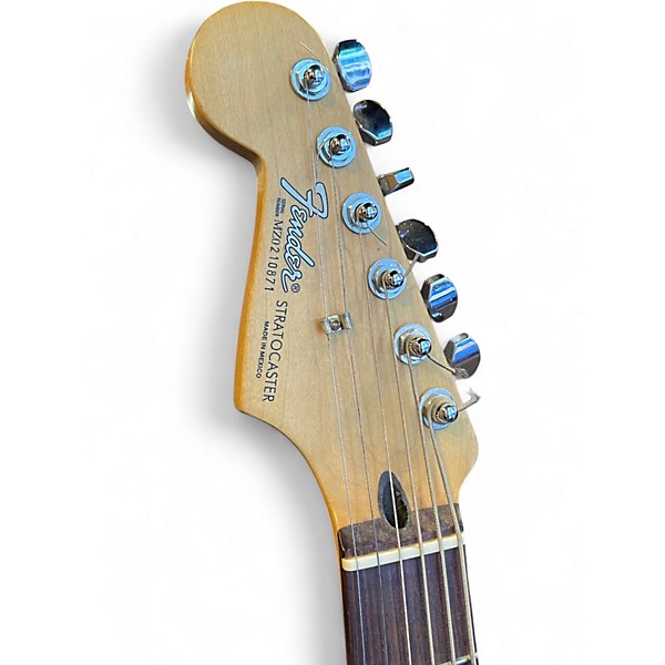 Used Fender Stratocaster Left Handed Turquoise Electric Guitar