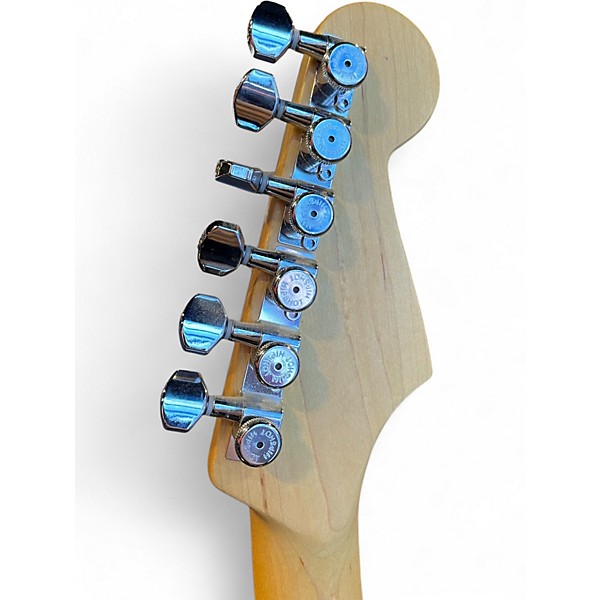 Used Fender Stratocaster Left Handed Turquoise Electric Guitar