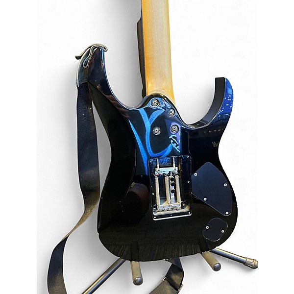 Used Ibanez RG1570L Prestige  Black Solid Body Electric Guitar