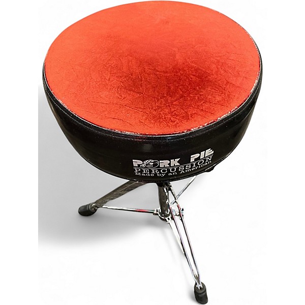 Used Pork Pie Round top Drum Throne