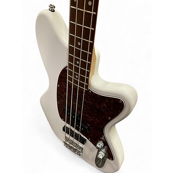 Used Ibanez TMB100 Alpine White Electric Bass Guitar