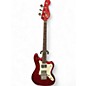 Used Squier PARANORMAL Candy Apple Red Electric Bass Guitar