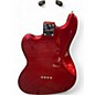 Used Squier PARANORMAL Candy Apple Red Electric Bass Guitar
