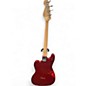 Used Squier PARANORMAL Candy Apple Red Electric Bass Guitar