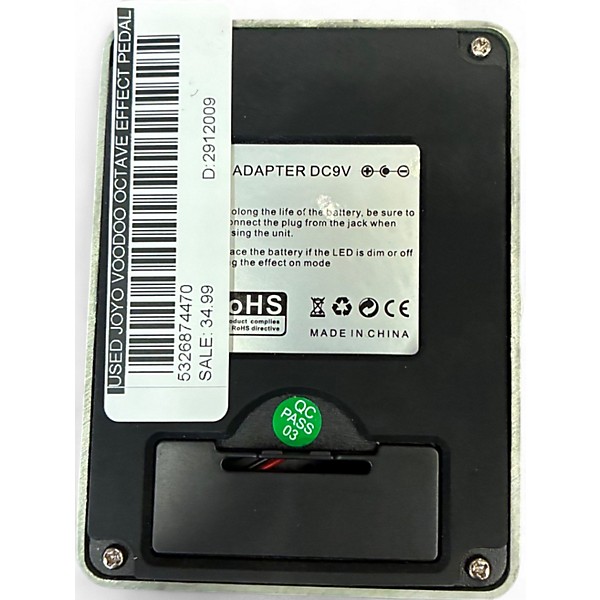 Used Joyo VOODOO OCTAVE Effect Pedal