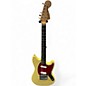 Used Fender Japanese Mustang Yellow Solid Body Electric Guitar thumbnail