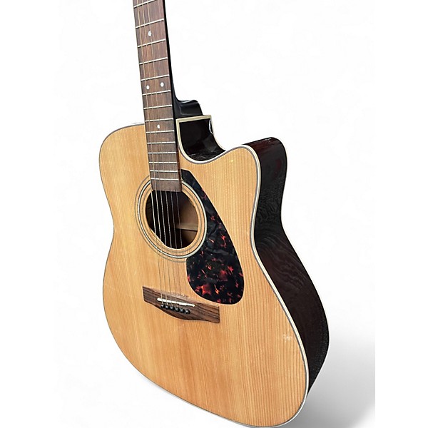 Used Yamaha FX335C Natural Acoustic Electric Guitar