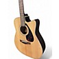 Used Yamaha FX335C Natural Acoustic Electric Guitar
