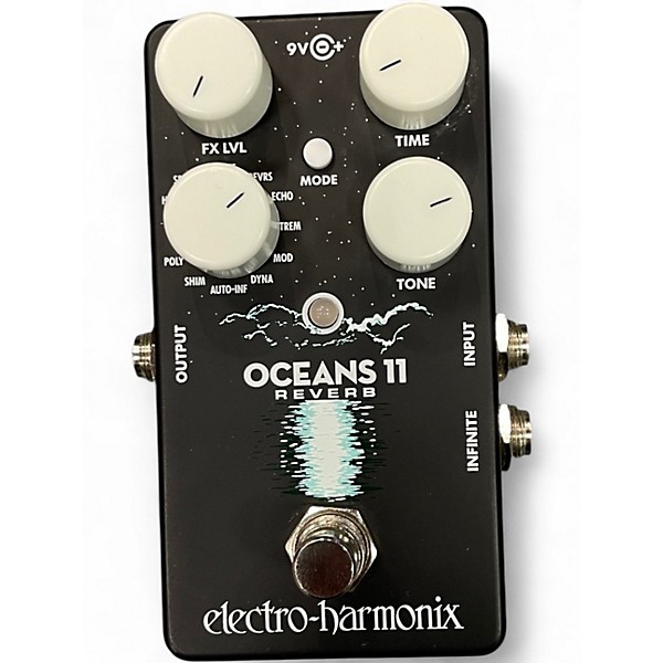 Used Electro-Harmonix Oceans 11 Reverb Effect Pedal