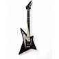 Used 2005 Washburn Ace Frehley F40V Black and Silver Solid Body Electric Guitar thumbnail