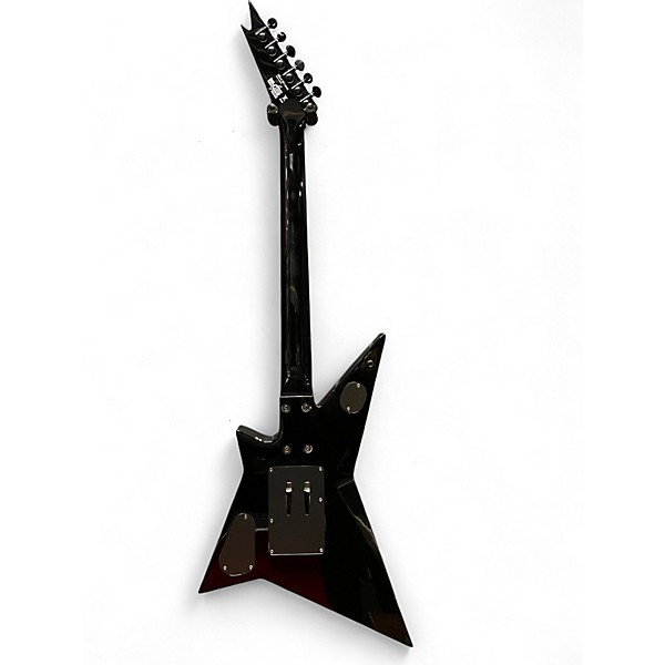 Used 2005 Washburn Ace Frehley F40V Black and Silver Solid Body Electric Guitar