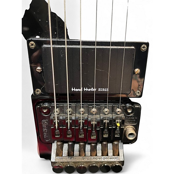 Used 2005 Washburn Ace Frehley F40V Black and Silver Solid Body Electric Guitar