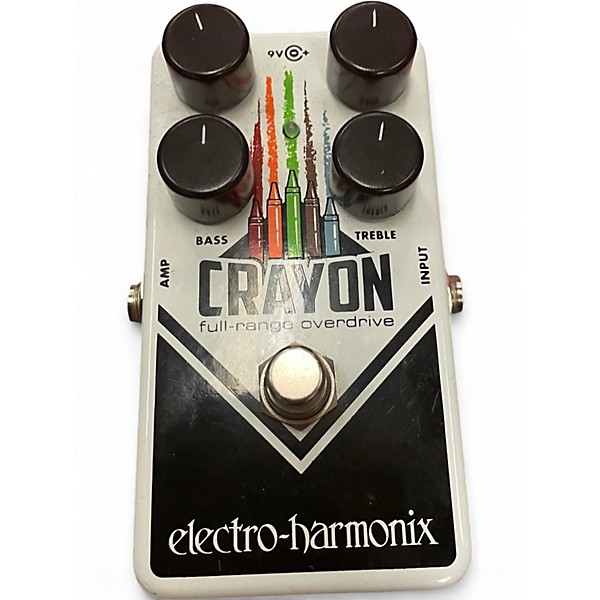 Used Electro-Harmonix Crayon Full Range Overdrive Effect Pedal