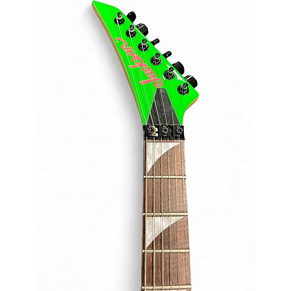 Used Jackson DK2XR Neon Green Solid Body Electric Guitar