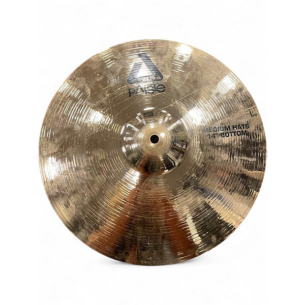 Used Paiste 14in Alpha Medium Hi Hat Pair Cymbal