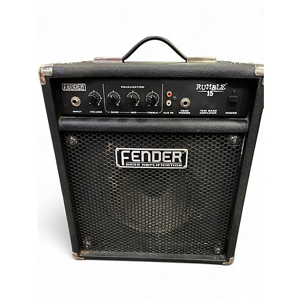 Used Fender Rumble 15 15W 1X8 Bass Combo Amp