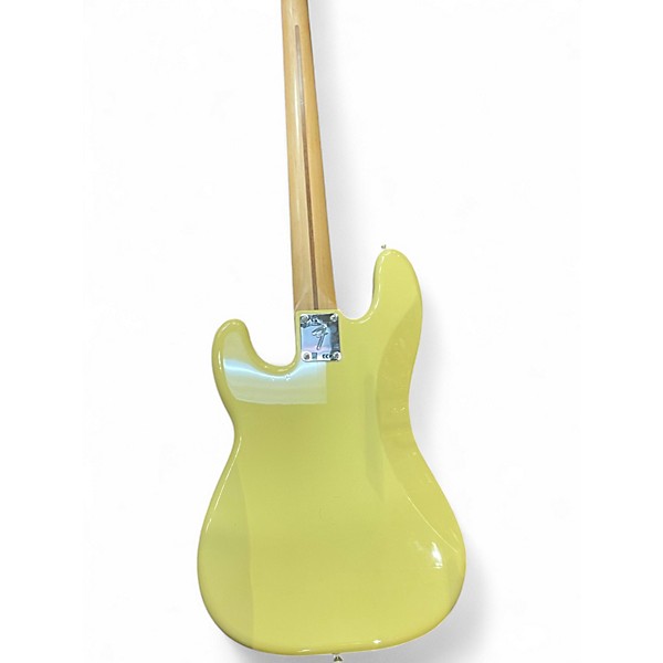 Used Fender PLAYER SERIES PRECISION BASS Yellow Electric Bass Guitar