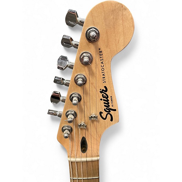 Used Squier Standard Stratocaster Antique White Solid Body Electric Guitar