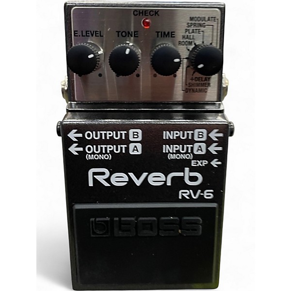 Used BOSS RV6 Digital Reverb Effect Pedal