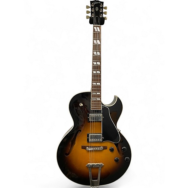 Used Gibson ES175 Vintage Sunburst Hollow Body Electric Guitar
