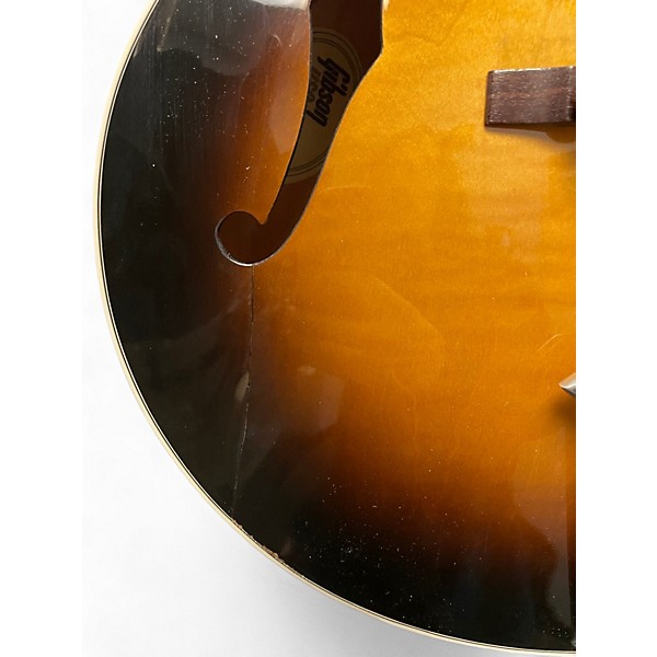 Used Gibson ES175 Vintage Sunburst Hollow Body Electric Guitar