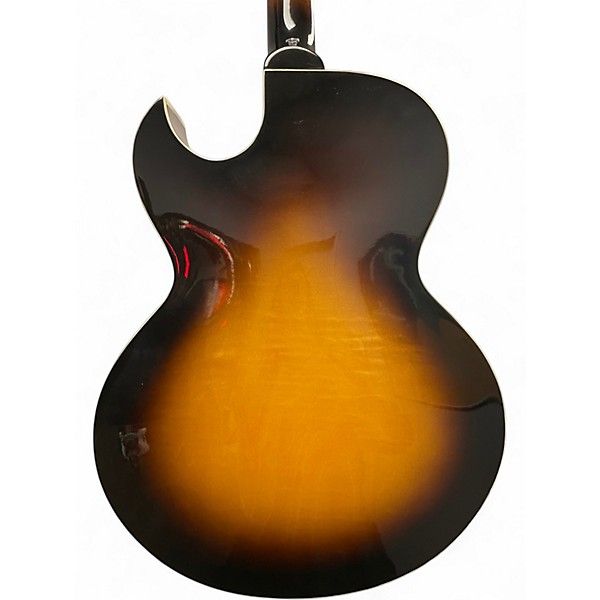 Used Gibson ES175 Vintage Sunburst Hollow Body Electric Guitar