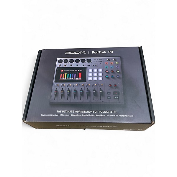 Used Zoom Podtrak P8 MultiTrack Recorder