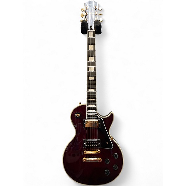 Used Epiphone Jerry Cantrell "Wino" Les Paul Custom Wine Red Solid Body Electric Guitar