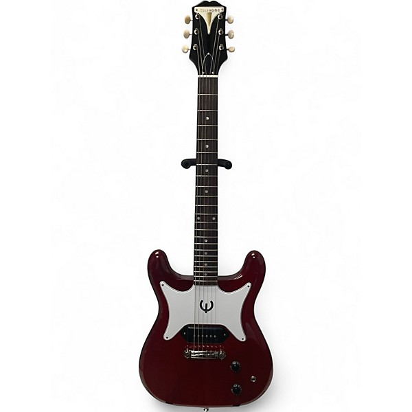 Used Epiphone Coronet Cherry Red Solid Body Electric Guitar