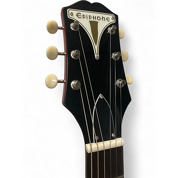 Used Epiphone Coronet Cherry Red Solid Body Electric Guitar