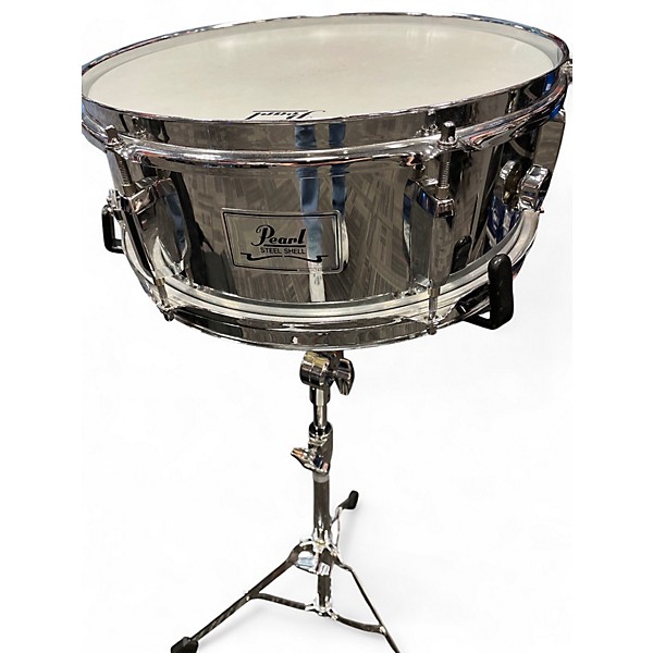 Used Pearl 14in PERCUSSION KIT Chrome Drum