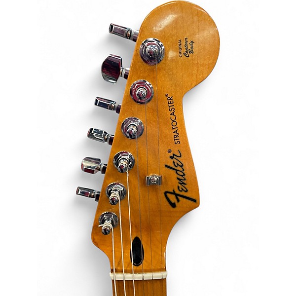 Used Fender Standard Stratocaster Black Solid Body Electric Guitar