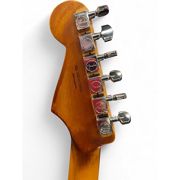 Used Fender Standard Stratocaster Black Solid Body Electric Guitar