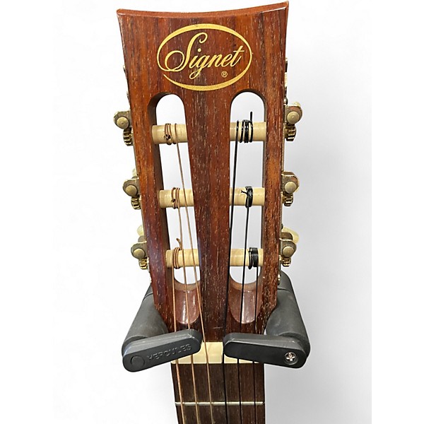 Used Signet gc50 Antique Natural Classical Acoustic Guitar