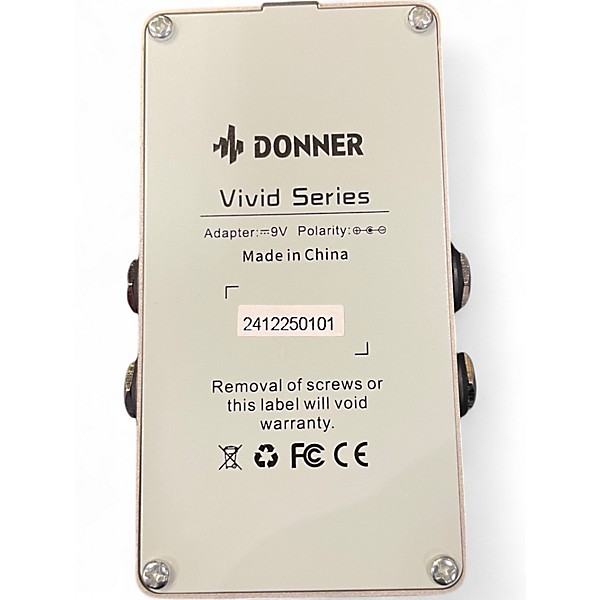 Used Donner WHITE TAPE Effect Pedal