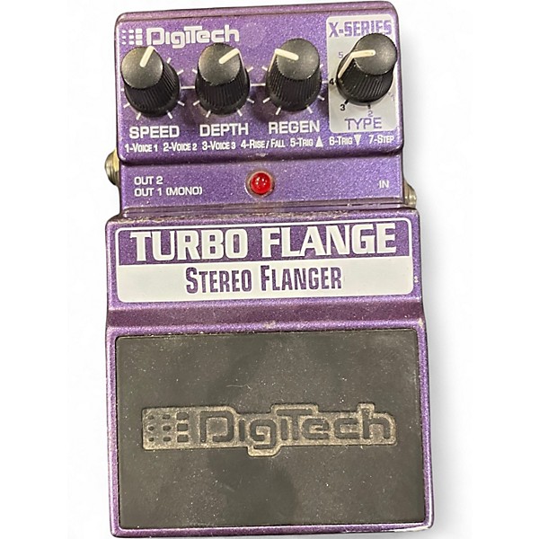 Used DigiTech XTF Turbo Flanger Effect Pedal