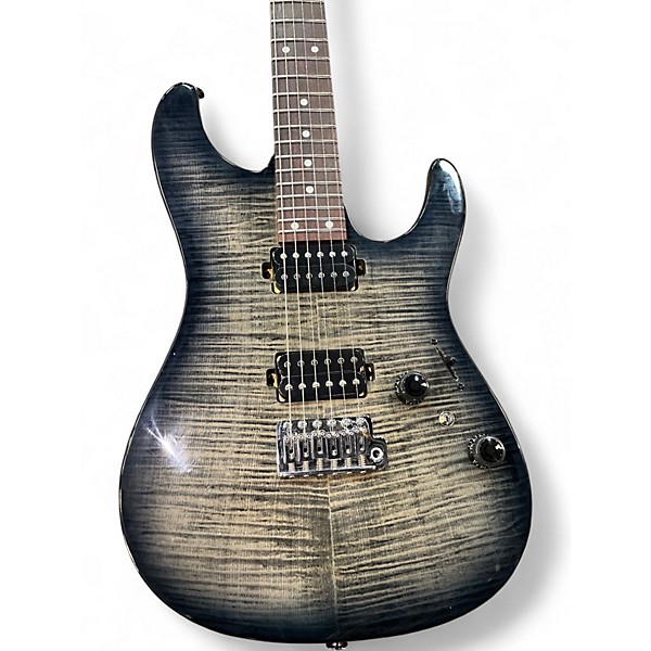 Used Ibanez AZ24S1F Trans Black Solid Body Electric Guitar