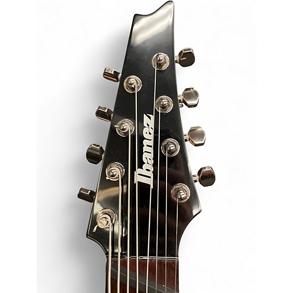 Used Ibanez RGMS8 Black Solid Body Electric Guitar